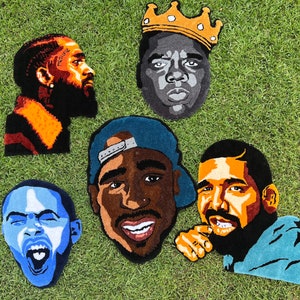 Tupac Hand Tufted Rug 2pac - Etsy