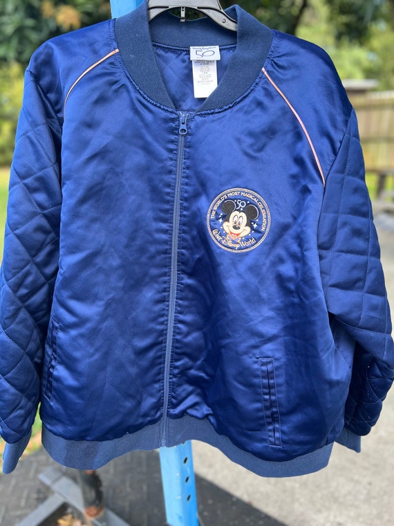 Walt Disney World 50th Anniversary Bomber Jacket XL - Etsy