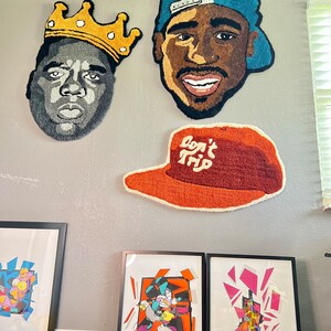 Tupac Hand Tufted Rug 2pac - Etsy