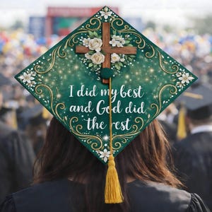 May include: A trio of cream-glazed ceramic mugs, each adorned with a hand-painted floral pattern in blue, green, and yellow hues. The mugs have a rounded form and a handle, ideal for tea or coffee. The speckled glaze adds a rustic charm.