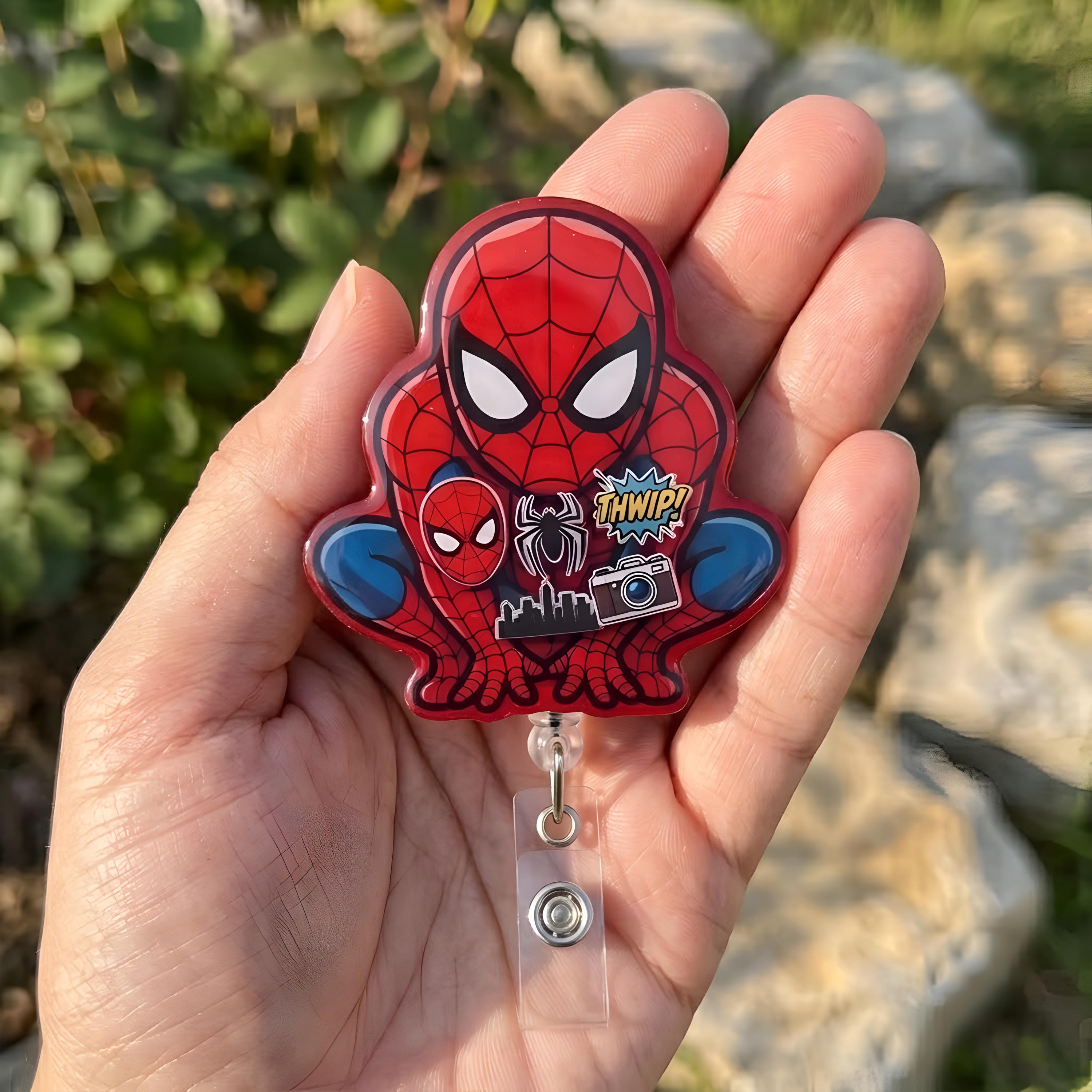 Spiderman Shaker Keychain - Etsy
