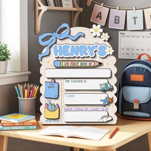 First Day/last Day School Sign, Back to School Board, First Day of School Photo Prop