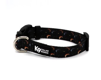 1" Dog Collar- Moons