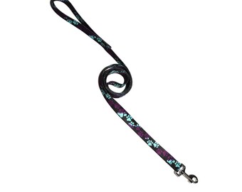 6' Dog Leash- Paw Print