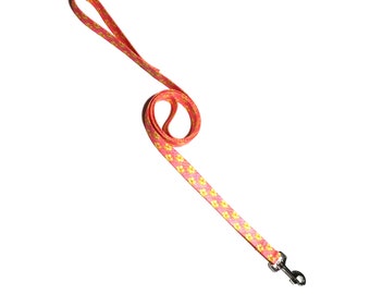 6' Dog Leash- Hibiscus