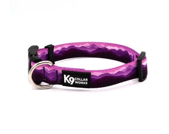 1" Dog Collar- Purple Mountains