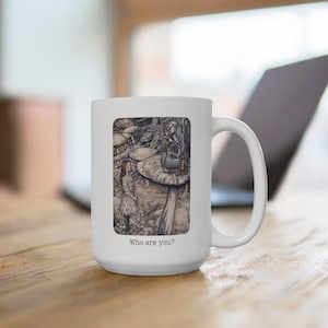 Coffee mug | Alice in Wonderland | Caterpillar | Who are you?