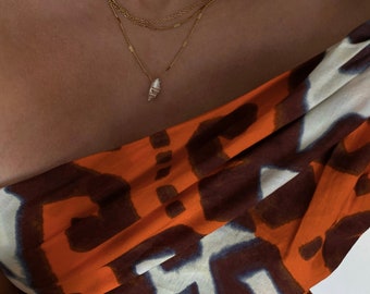Roestvrij stalen ketting Waterdichte sieraden Strandcadeau voor haar Shell Zomer Damesaccessoires