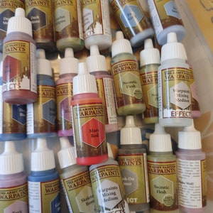 Army painter War Paints Effects Paints new paints