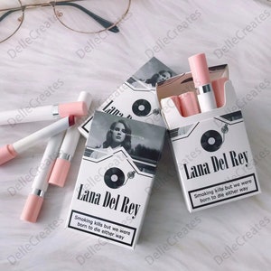 Lana Del Rey Lipsticks Set,Gift For Her,Customiz  Box With Your Photo,Lana Del Rey Merch