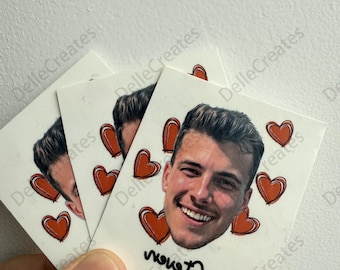 Custom Groom Face Tattoo, Bachelorette Party Favor