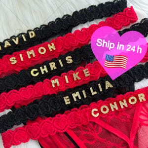 G-string aangepaste naam: gepersonaliseerde string, hoge rekbare kanten string