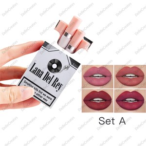 Lana Del Rey Lipsticks Set,Christmas Gift For Her,Designed Box With Your Photo,Lana Del Rey Merch image 3