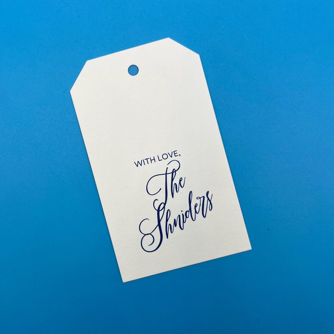 With Love Gift Tags Every Day Gift Tags Personalized Gift Tags - Etsy