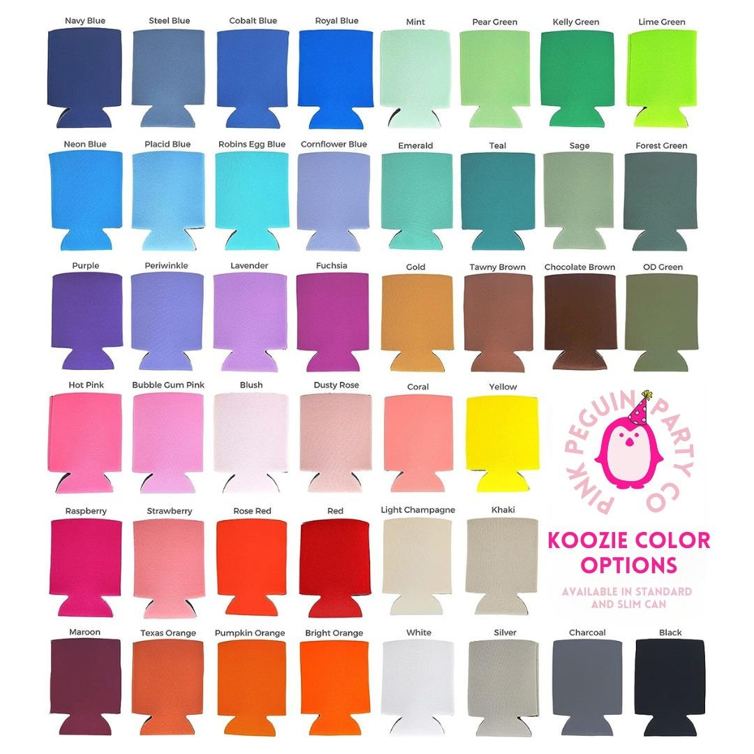 Custom Event Koozies small Quantity 1 25 Etsy