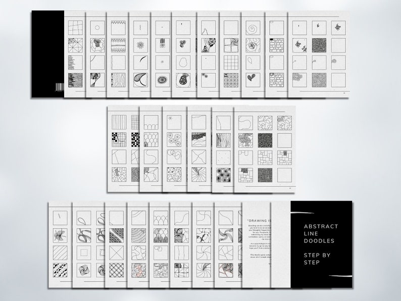 Guide de griffonnage Numérique Pas à pas Offre spéciale flocon de neige GRATUITE Art-thérapie PDF image 2