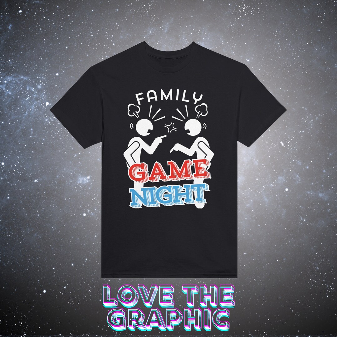 Stick Figure Fighting Tee, Family Tabletop Gaming Shirt for Board