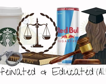 Law School Girl Digital Download | DTF & Sublimation PNG | Brown Hair Legal Student| Transparent Background