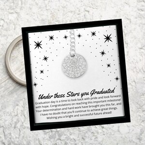 Cadeau de remise des diplômes, porte-clé personnalisé carte des étoiles, porte-clé personnalisé carte des étoiles, cadeaux pour petit ami, cadeaux pour mari, cadeaux personnalisés pour lui