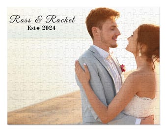 Personalized Picture Puzzle, Add Your Own Image Jigsaw Puzzle, Anniversary Gift, Wedding Gift, Jigsaw Puzzle - 110, 252, or 500 Pieces