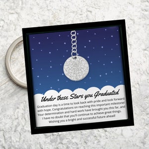 Cadeau de remise des diplômes, porte-clé personnalisé carte des étoiles, porte-clé personnalisé carte des étoiles, cadeaux pour petit ami, cadeaux pour mari, cadeaux personnalisés pour lui