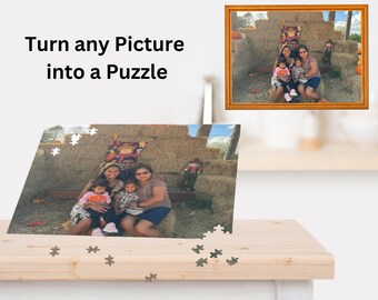 Personalized Photo Puzzle, Custom Photo Puzzle, Custom Jigsaw Puzzle from any Picture, Create Your Own Photo Puzzle