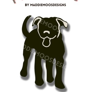 Pitty|Pitty Mom SVG|Pit Bull Gift|Pit Bull Car Sticker|Pit Bull Art|Pit Bull Silhouette|Pit Bull Cricut|Pit Bull PNG SVG