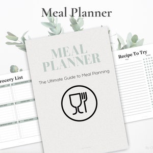 Meal Planner Digital Download Printable