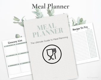 Meal Planner Digital Download Printable