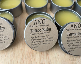 Tattoo Balm Organic Vegan Natural