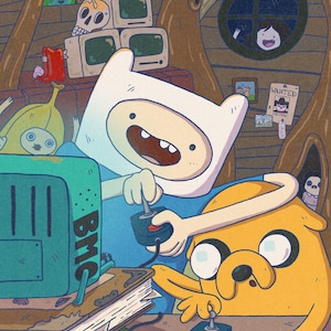 Adventure Time Gaming Print