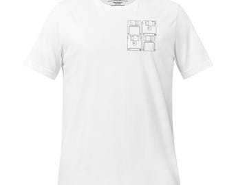 Floppy Copy Sm Bl - Retro Floppy Disc T-Shirt – Vintage Tech Style für nostalgische Computer Geeks!