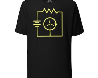 Wind Energy - Sustainable Style - Minimalist Wind Power T-Shirt Tolles Geschenk für die Electricity in Deinem Leben