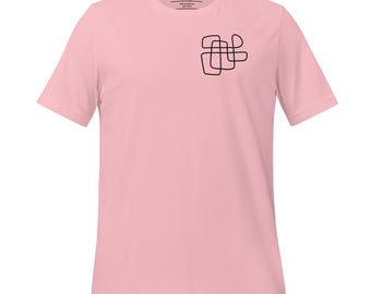 Design Two - Bl A - Modern Lines Tee - Einzigartiges und subtiles Grafikdesign, das sich hervorragend als Geschenk eignet