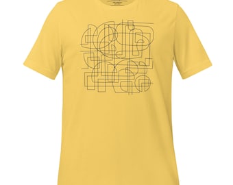 Ein weiteres feines Design - Lg Black Line - Moderne Kunst T-Shirt - Einzigartiges abstraktes grafisches T-Shirt