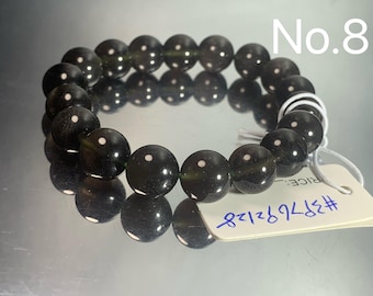 11mm Authentic Saffordite Cintamani Stone Stretch Bracelet around 11mm / Gift Wrap