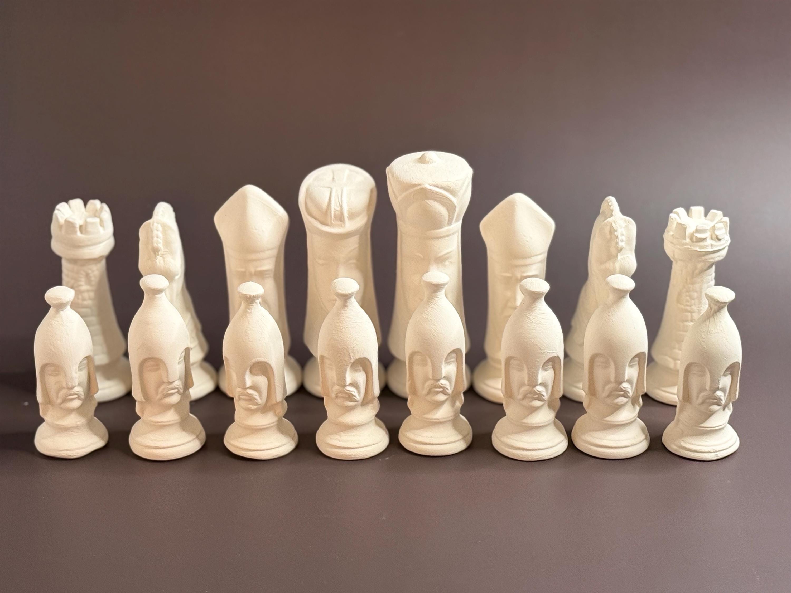 Ceramic chess set - Etsy 日本