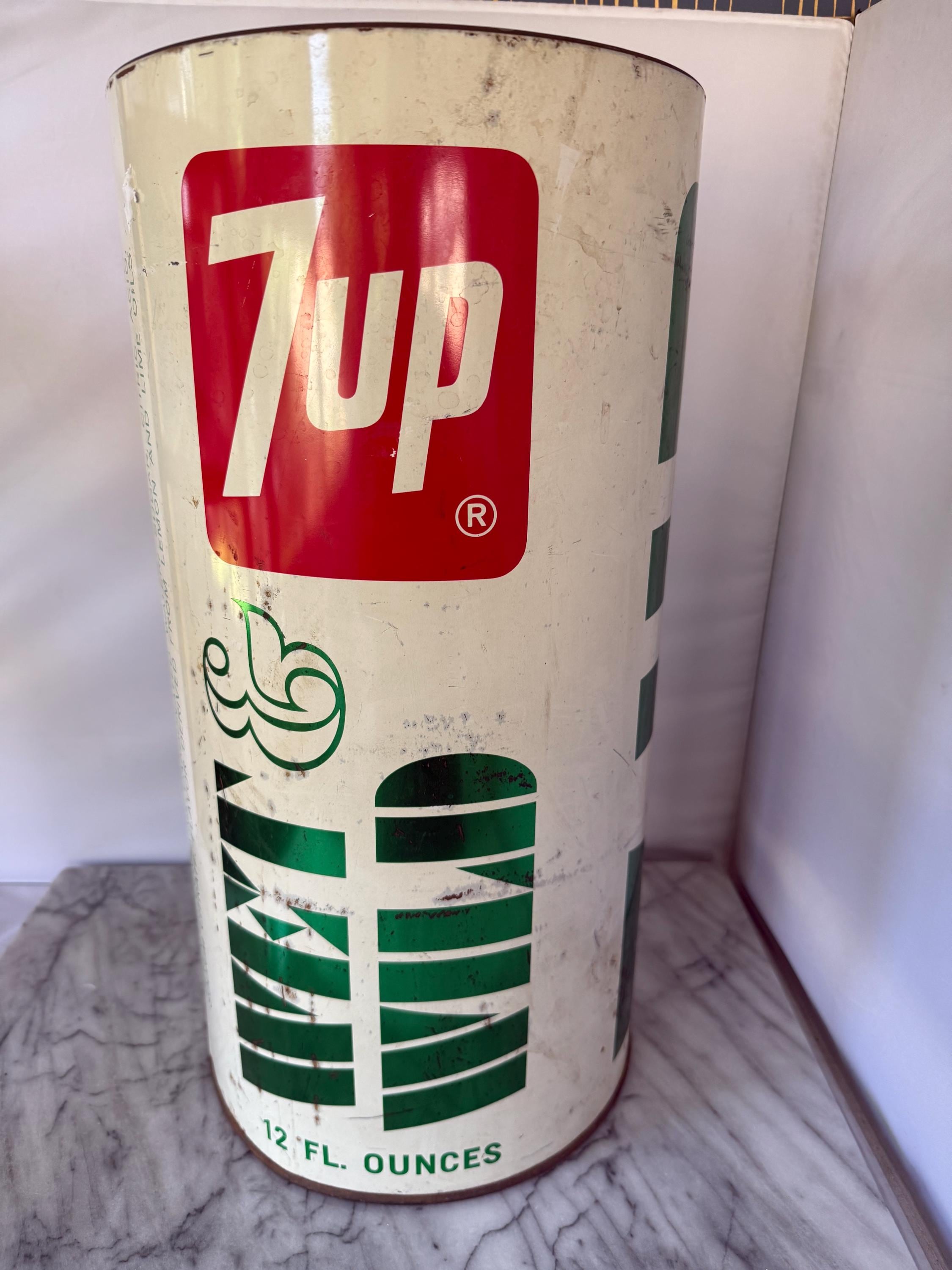 7up Trash Can Wet N Wild Uncola Campaign 70s Vintage Pop Culture