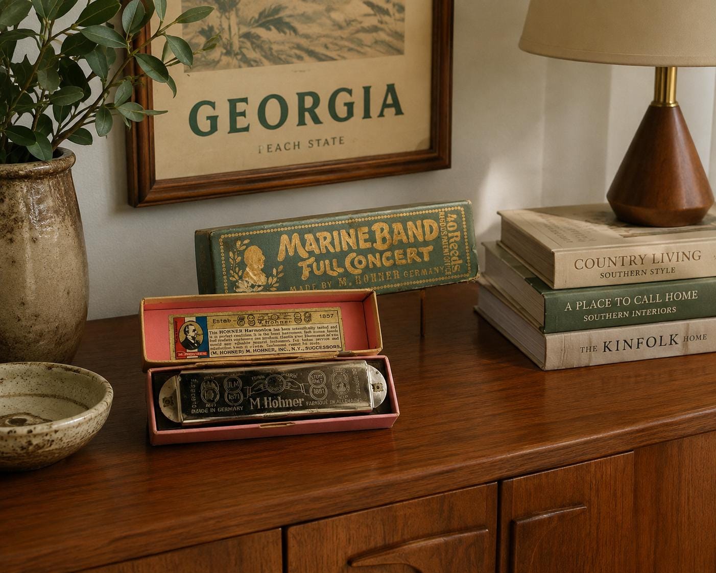 Antique Harmonica - Etsy