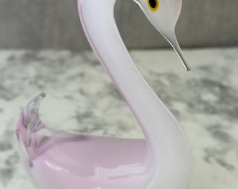 MURANO La Fenice ムラノ ラ フェニーチェ 双耳 スワン グラス MURANO La Fenice ムラノ ラ フェニーチェ 双耳 スワン グラス