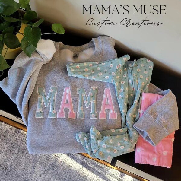 Embroidered Sweatshirt From Baby Clothing Etsy