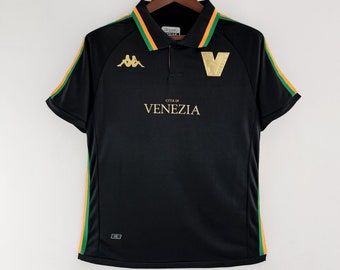 2023 VENEZIA Heimtrikot - Venezia Black Jersey - Venezia FC Trikots - Venezia Kits - Venezia Shirt - Venezia FC Fußballtrikot