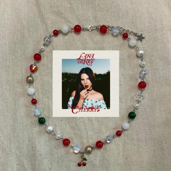 Lana Del Rey Cherry Necklace