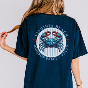 Custom Family Vacation Shirt, Personalized Beach Trip Tee, Matching Family Vacation Shirts, Summer 2025 Shirt, Family Travel Squad Outfit