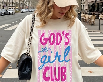 Comfort Colors Christian Tee, Jesus Shirt for Teen Girls, Church Youth Group Shirt, Womens Faith Based Tee,Bible Verse Christian Mom T-shirt