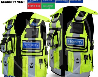 New Tactical Security Vest Hi Viz Dog Handler Vest Enforcement CCTV Vest Security Vest For Sale