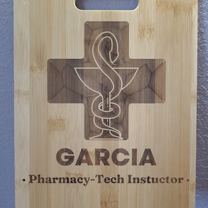 Custom Engraved Bamboo Cutting Board [12x9]
