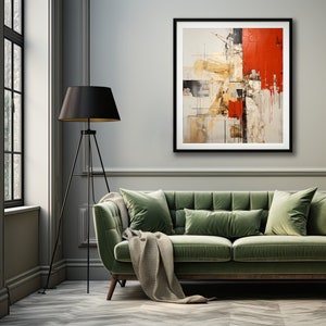 Abstract Symphony: Red Series #1 - Fine Art Print