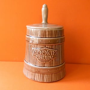 Vintage McCoy Cookie Churn Cookie Jar