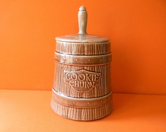 Vintage McCoy Cookie Churn Cookie Jar